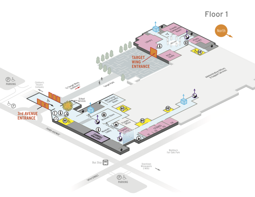 MIA 1st Floor Map